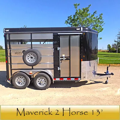 Maverick 2 Horse 13 ft Trailers